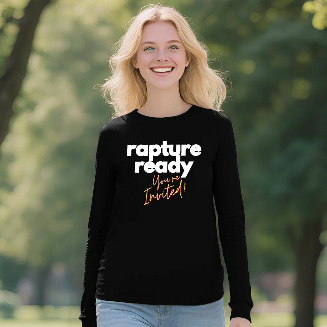 RAPTURE READY Crew Neck Long Sleeve T-shirts