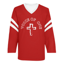 Load image into Gallery viewer, Voice of One Jersey Long Sleeve Shirt
