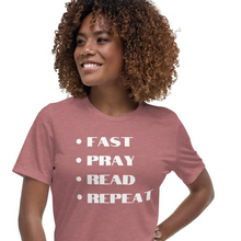 Load image into Gallery viewer, Fast Pray Read Repeat Relaxed T-Shirt
