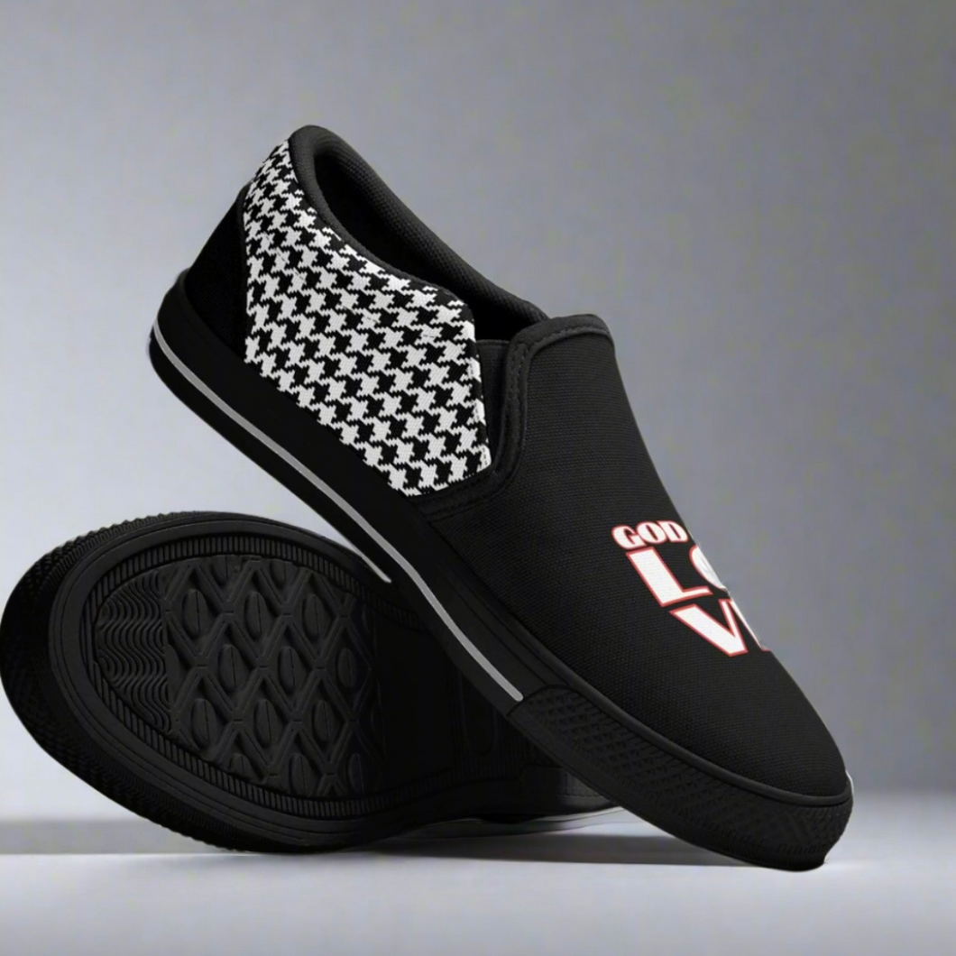 GOD is LOVE Slip-On Shoes