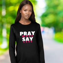 Load image into Gallery viewer, PRAY MORE Crew Neck Long Sleeve T-shirts
