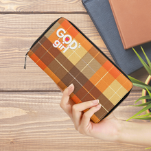 Load image into Gallery viewer, GODS Girl Vegan Leather Zipper Wallet
