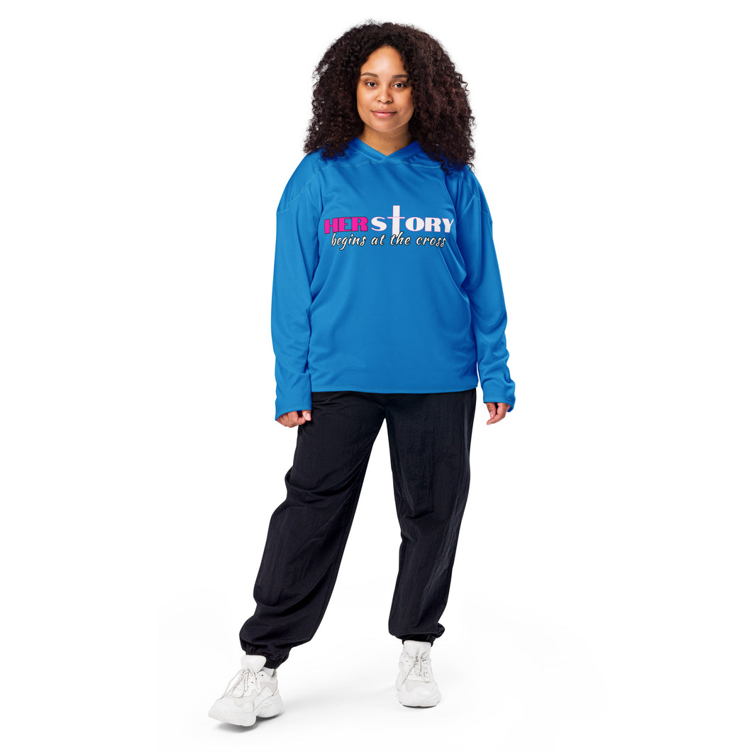 HerStory oversized jersey sweatshirt