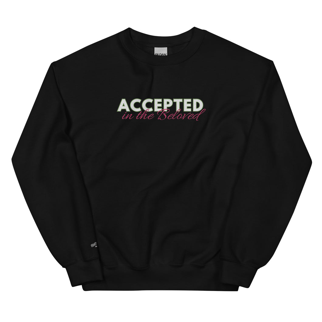 Accepted in the Beloved Embroidered Sweatshirt