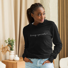 Load image into Gallery viewer, Living Epistle - hooded long-sleeve tee

