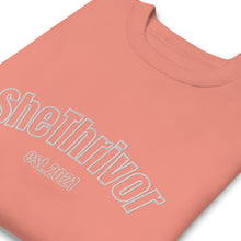 Load image into Gallery viewer, SheThrivor Premium  Embroidered Sweatshirt
