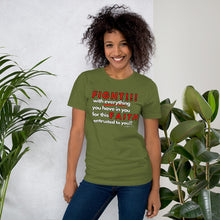 Load image into Gallery viewer, FIGHT for your FAITH! t-shirt
