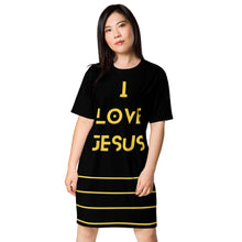 Load image into Gallery viewer, I LOVE JESUS Tee-shirt dress
