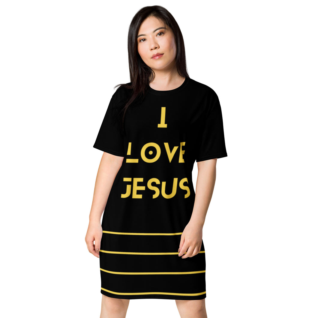 I LOVE JESUS Tee-shirt dress