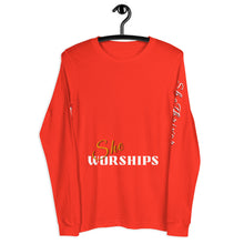Load image into Gallery viewer, She WORSHIPS Long Sleeve Tee
